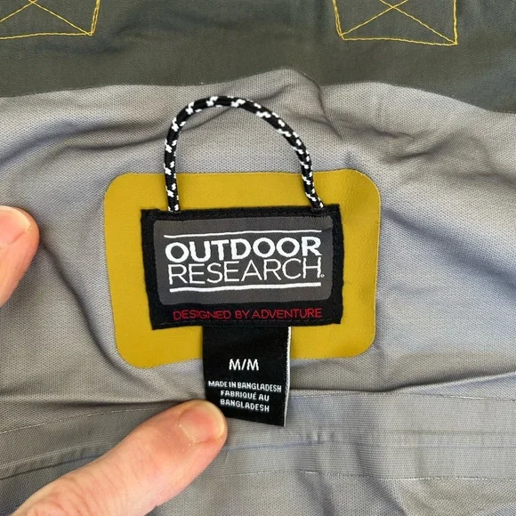 Outdoor Research Mustard Yellow Hemisphere Goretex Ski Bib - Picture 12 of 15